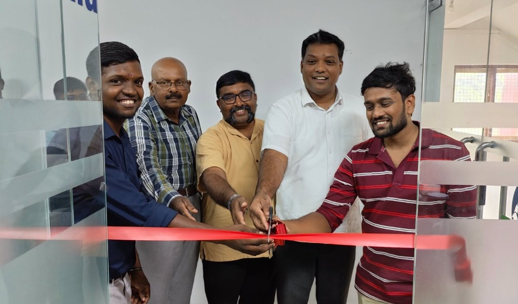 Office ribbon cutting ceremony
